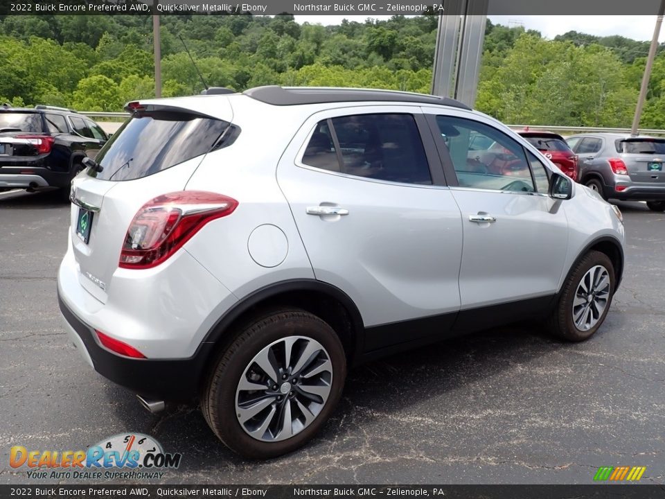 2022 Buick Encore Preferred AWD Quicksilver Metallic / Ebony Photo #7