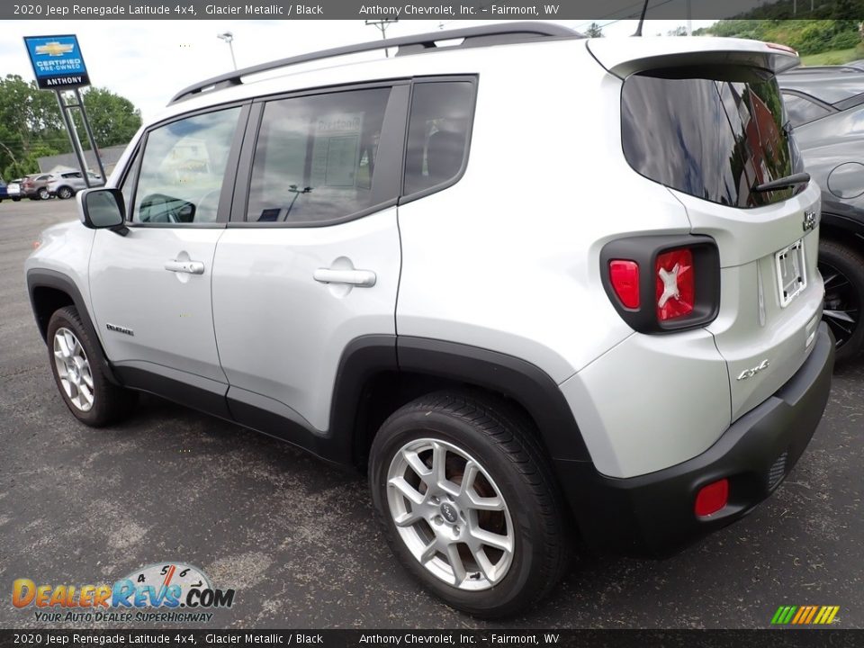 2020 Jeep Renegade Latitude 4x4 Glacier Metallic / Black Photo #3