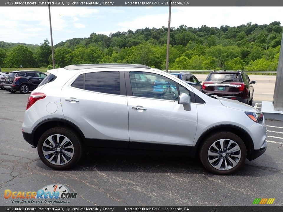 Quicksilver Metallic 2022 Buick Encore Preferred AWD Photo #8