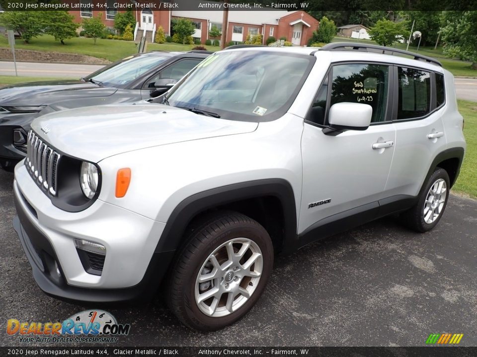 2020 Jeep Renegade Latitude 4x4 Glacier Metallic / Black Photo #4