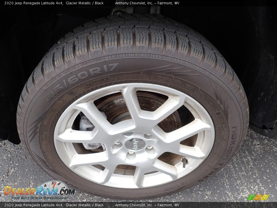2020 Jeep Renegade Latitude 4x4 Glacier Metallic / Black Photo #5