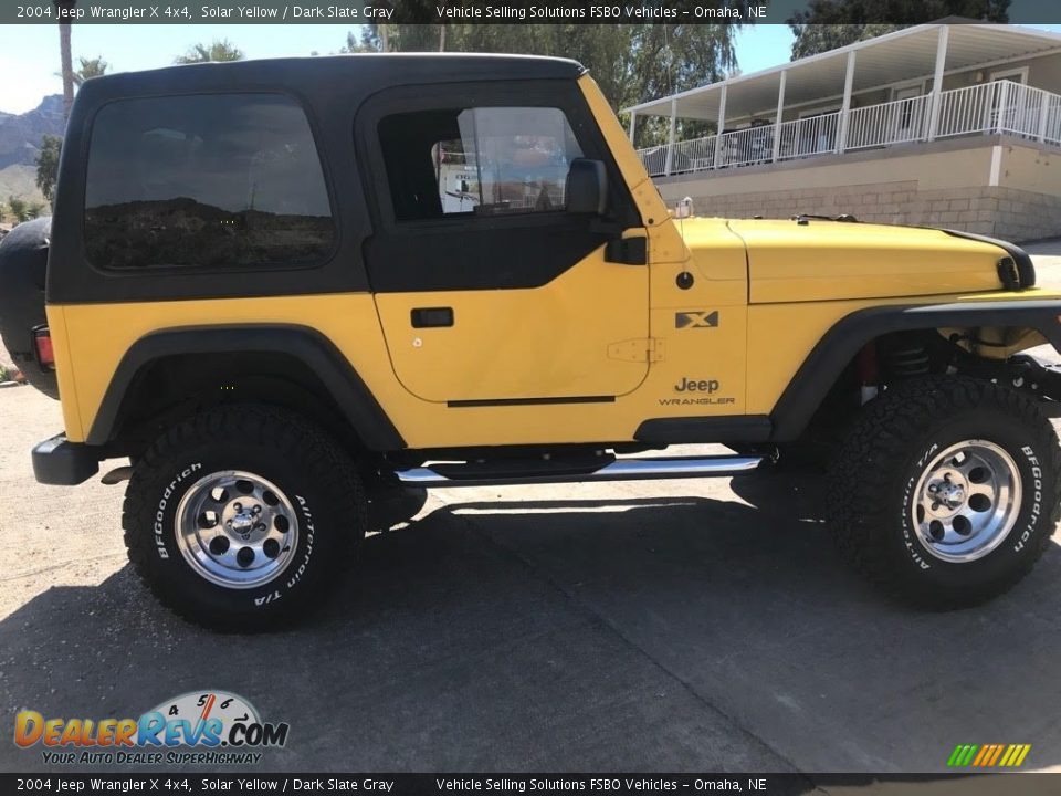 2004 Jeep Wrangler X 4x4 Solar Yellow / Dark Slate Gray Photo #3