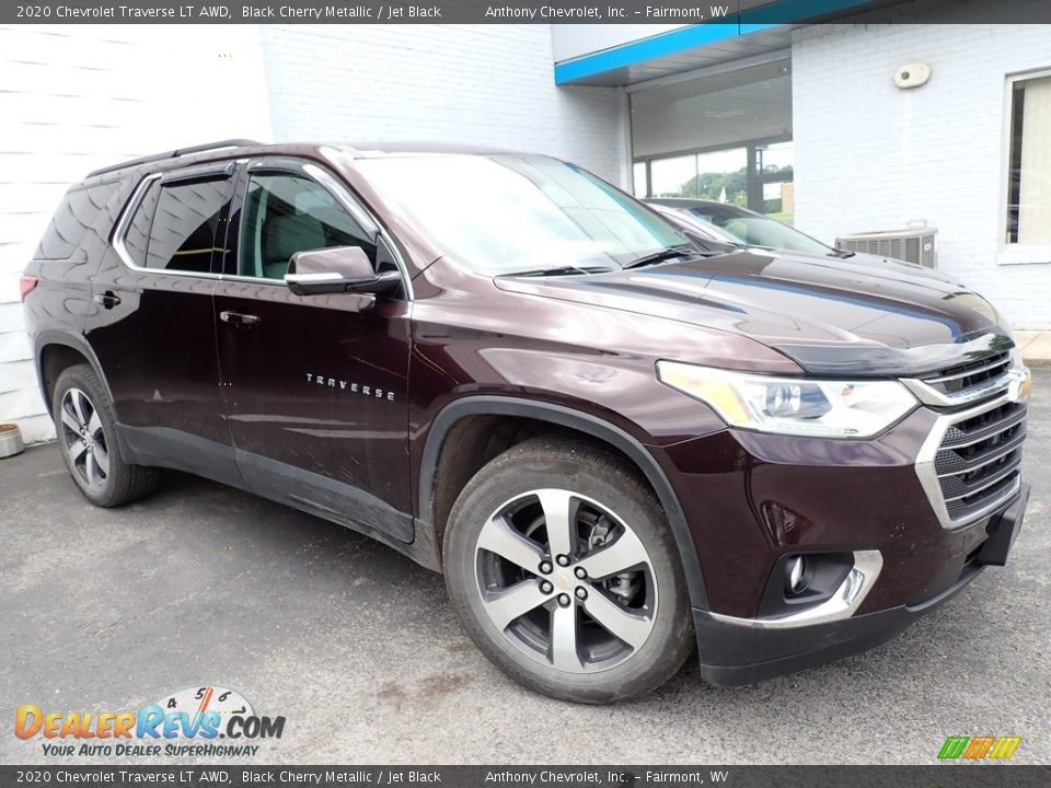 Black Cherry Metallic 2020 Chevrolet Traverse LT AWD Photo #1