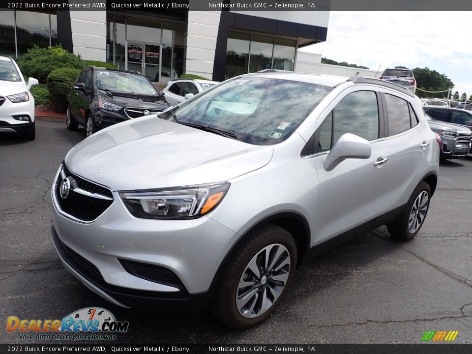 2022 Buick Encore Preferred AWD Quicksilver Metallic / Ebony Photo #12