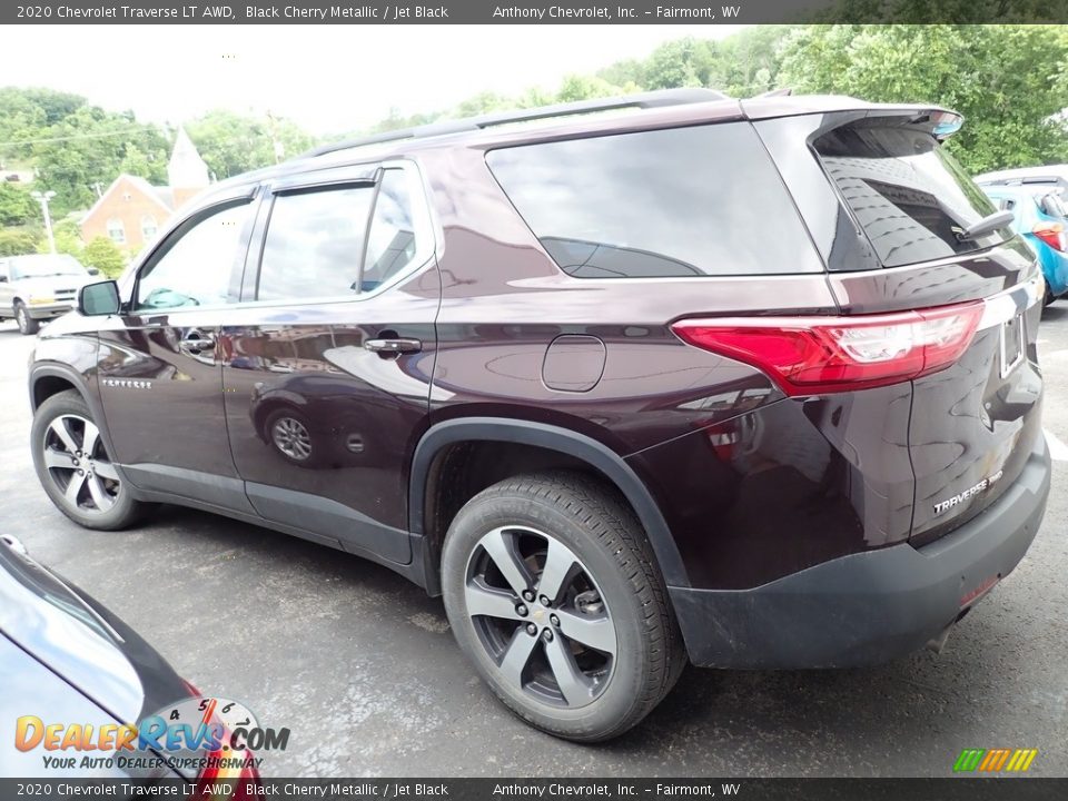 2020 Chevrolet Traverse LT AWD Black Cherry Metallic / Jet Black Photo #3