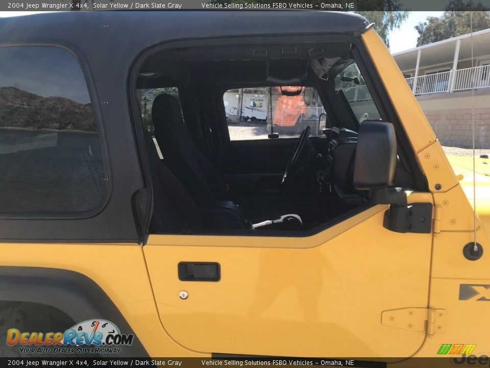 2004 Jeep Wrangler X 4x4 Solar Yellow / Dark Slate Gray Photo #14