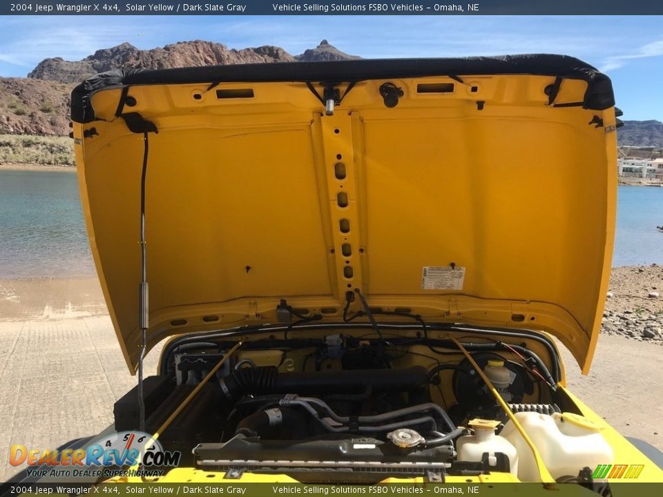 2004 Jeep Wrangler X 4x4 Solar Yellow / Dark Slate Gray Photo #15