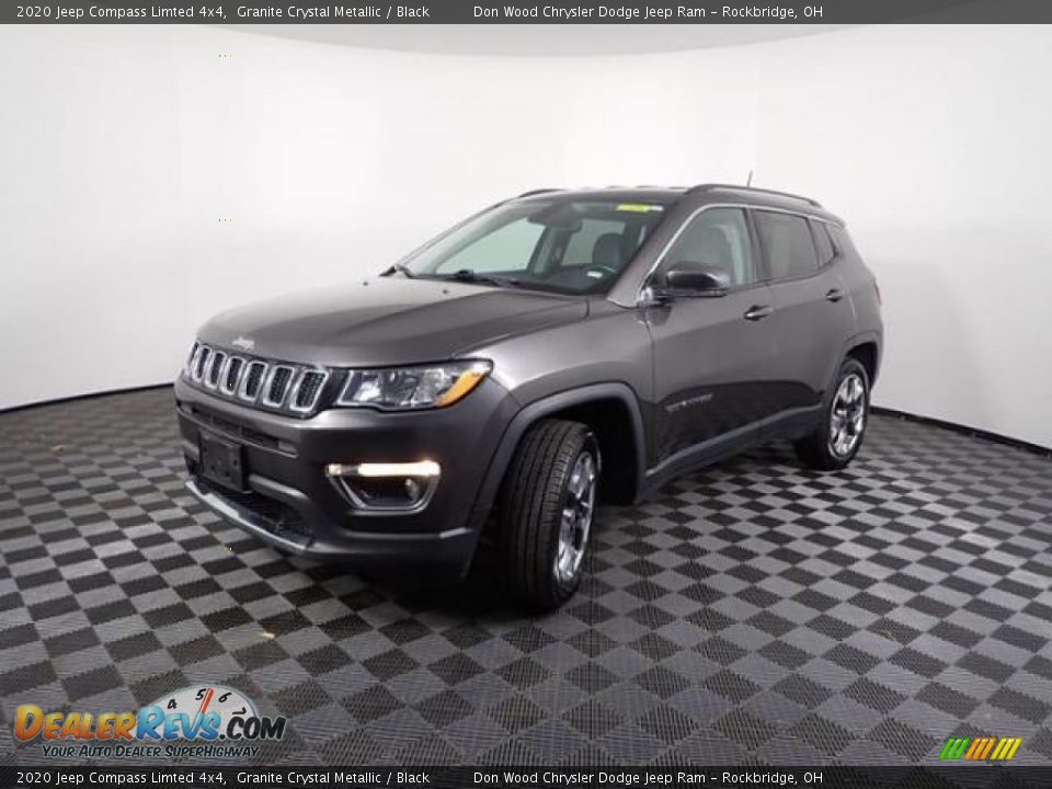 2020 Jeep Compass Limted 4x4 Granite Crystal Metallic / Black Photo #6