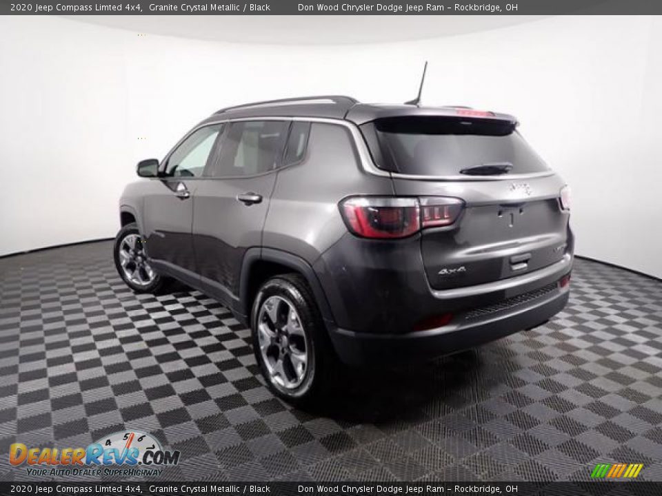 2020 Jeep Compass Limted 4x4 Granite Crystal Metallic / Black Photo #7