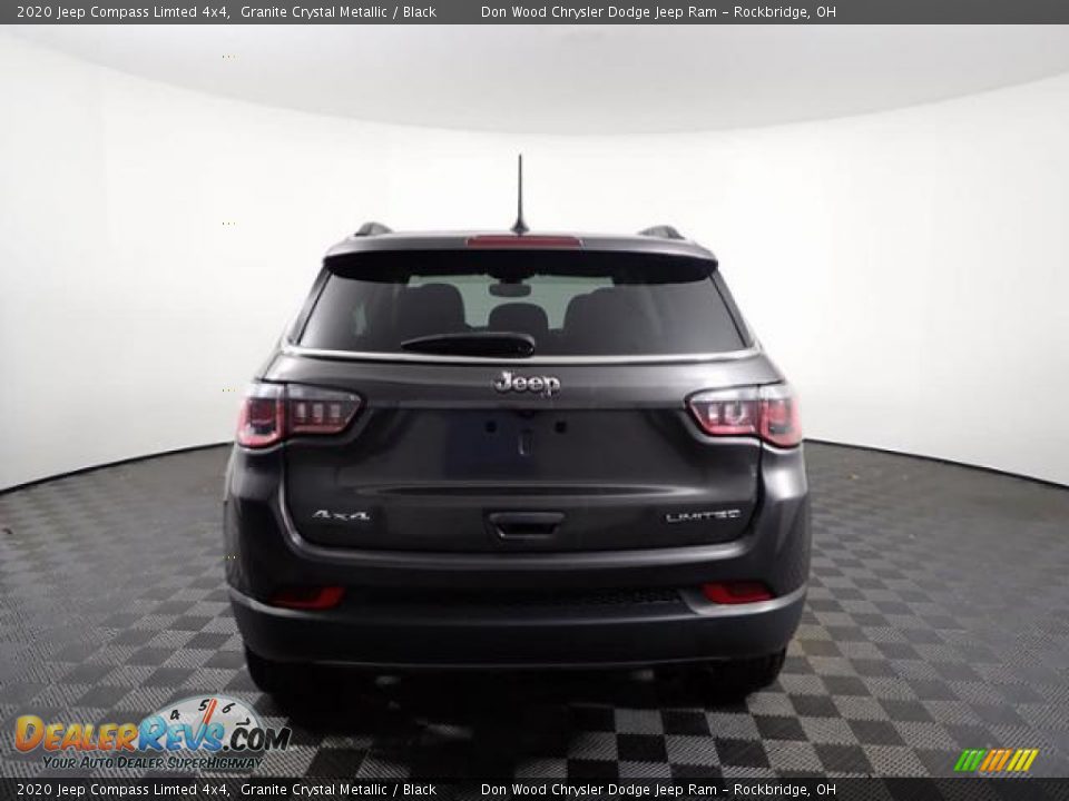 2020 Jeep Compass Limted 4x4 Granite Crystal Metallic / Black Photo #8