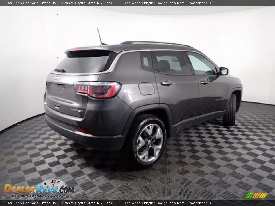 2020 Jeep Compass Limted 4x4 Granite Crystal Metallic / Black Photo #11