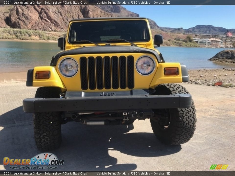 2004 Jeep Wrangler X 4x4 Solar Yellow / Dark Slate Gray Photo #23