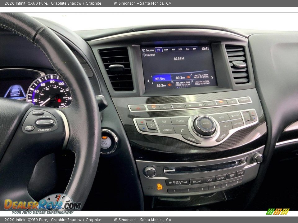 Controls of 2020 Infiniti QX60 Pure Photo #5