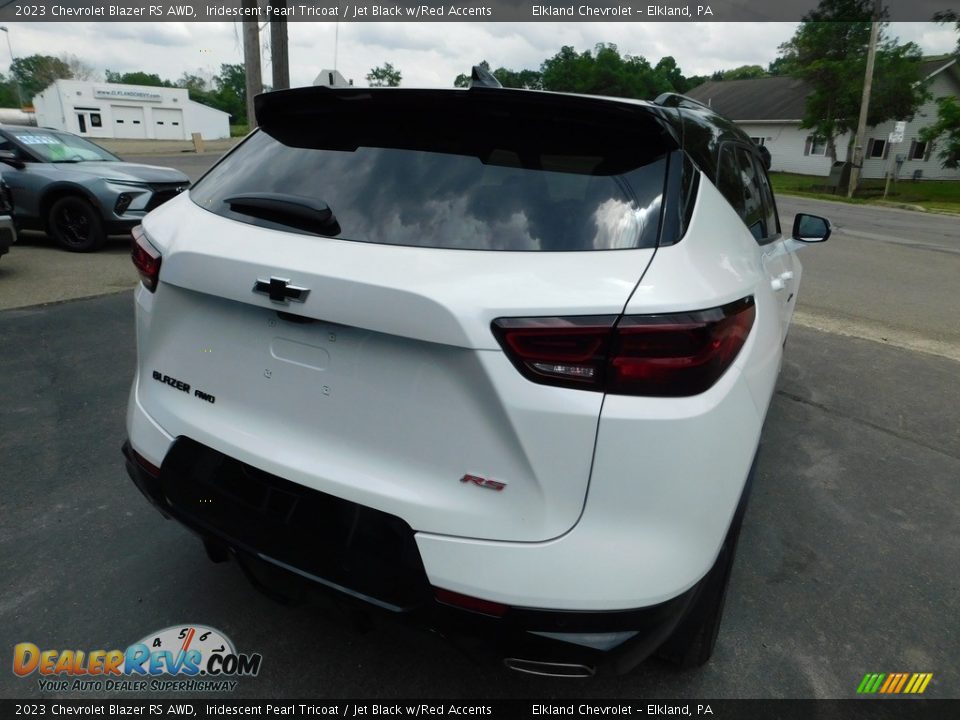 2023 Chevrolet Blazer RS AWD Iridescent Pearl Tricoat / Jet Black w/Red Accents Photo #9