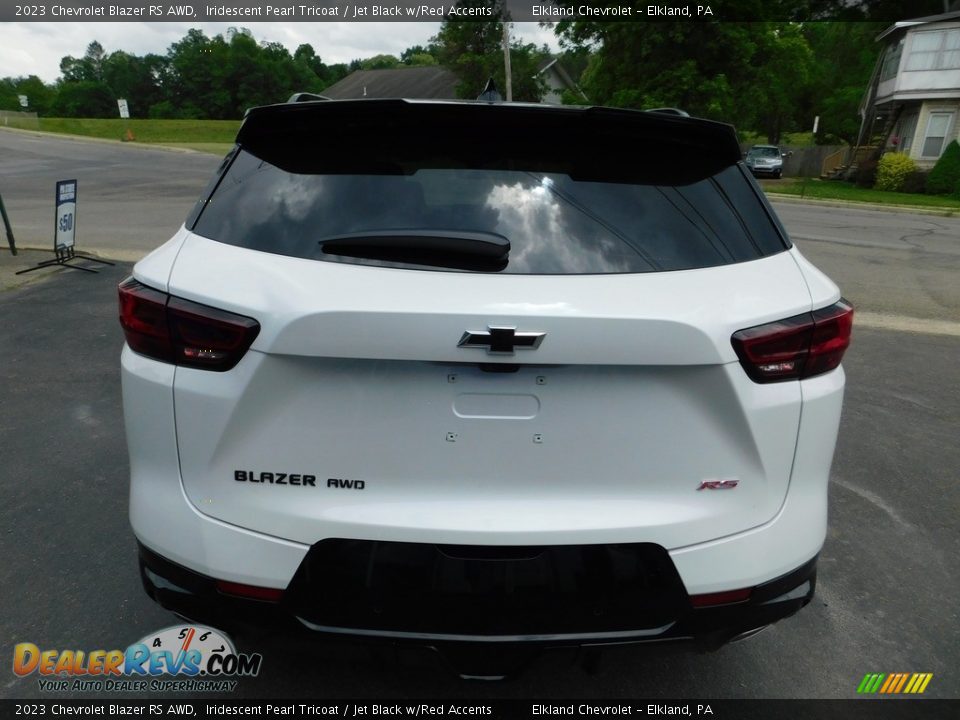 2023 Chevrolet Blazer RS AWD Iridescent Pearl Tricoat / Jet Black w/Red Accents Photo #10