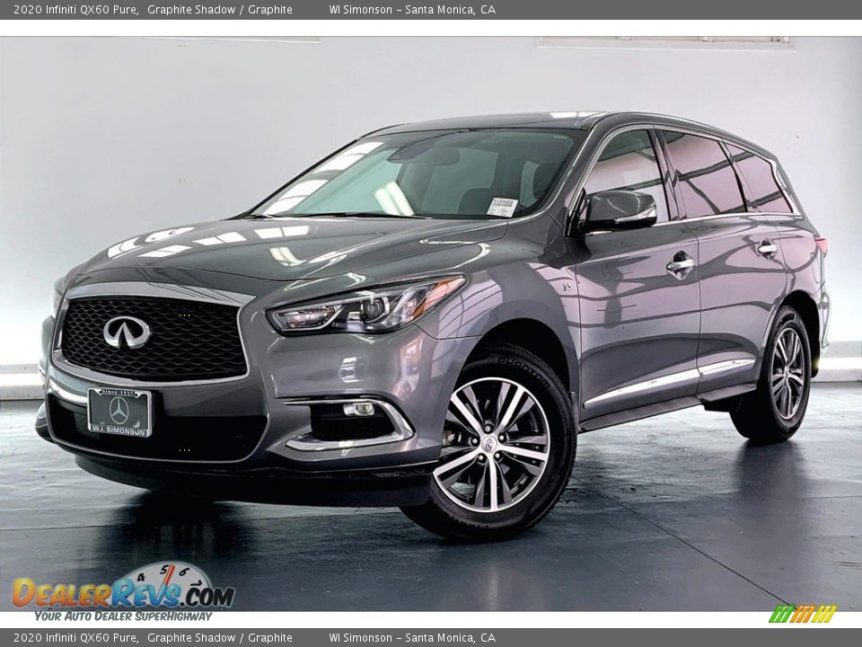 Graphite Shadow 2020 Infiniti QX60 Pure Photo #12