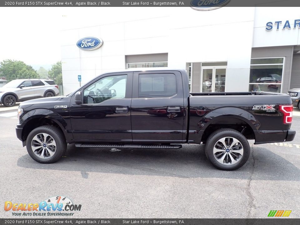 2020 Ford F150 STX SuperCrew 4x4 Agate Black / Black Photo #2