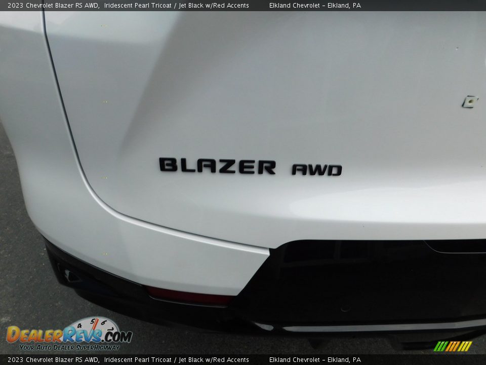 2023 Chevrolet Blazer RS AWD Iridescent Pearl Tricoat / Jet Black w/Red Accents Photo #14