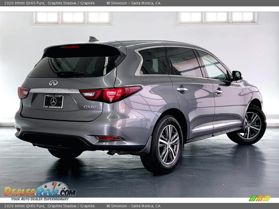 Graphite Shadow 2020 Infiniti QX60 Pure Photo #13