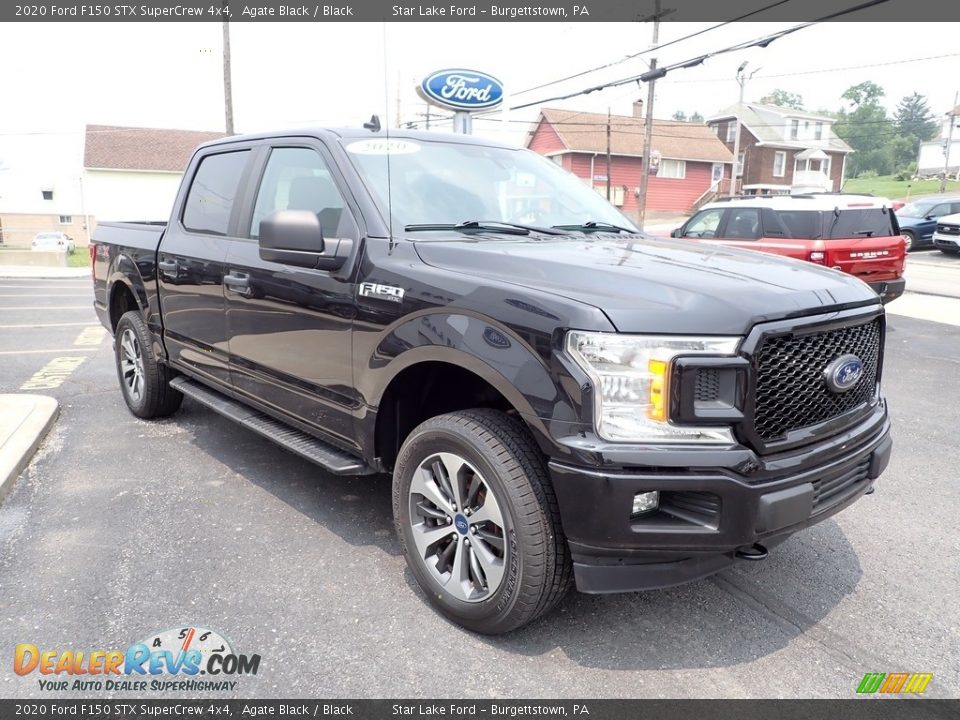 2020 Ford F150 STX SuperCrew 4x4 Agate Black / Black Photo #7