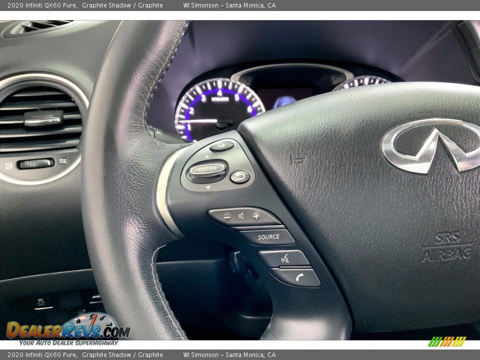 2020 Infiniti QX60 Pure Steering Wheel Photo #21