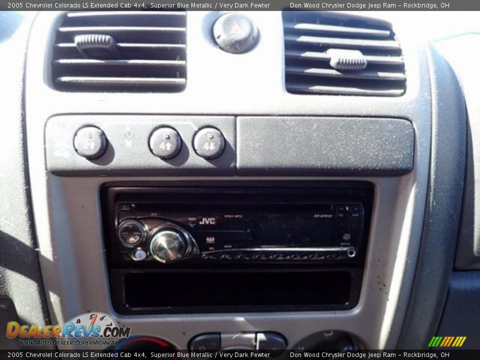 2005 Chevrolet Colorado LS Extended Cab 4x4 Superior Blue Metallic / Very Dark Pewter Photo #10