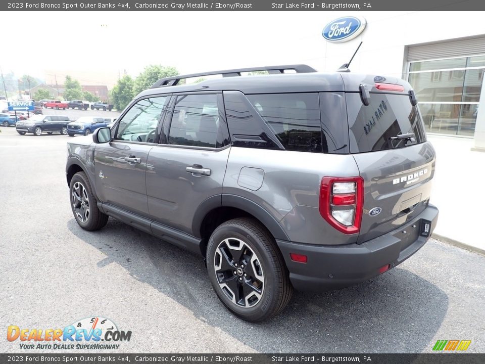 2023 Ford Bronco Sport Outer Banks 4x4 Carbonized Gray Metallic / Ebony/Roast Photo #3