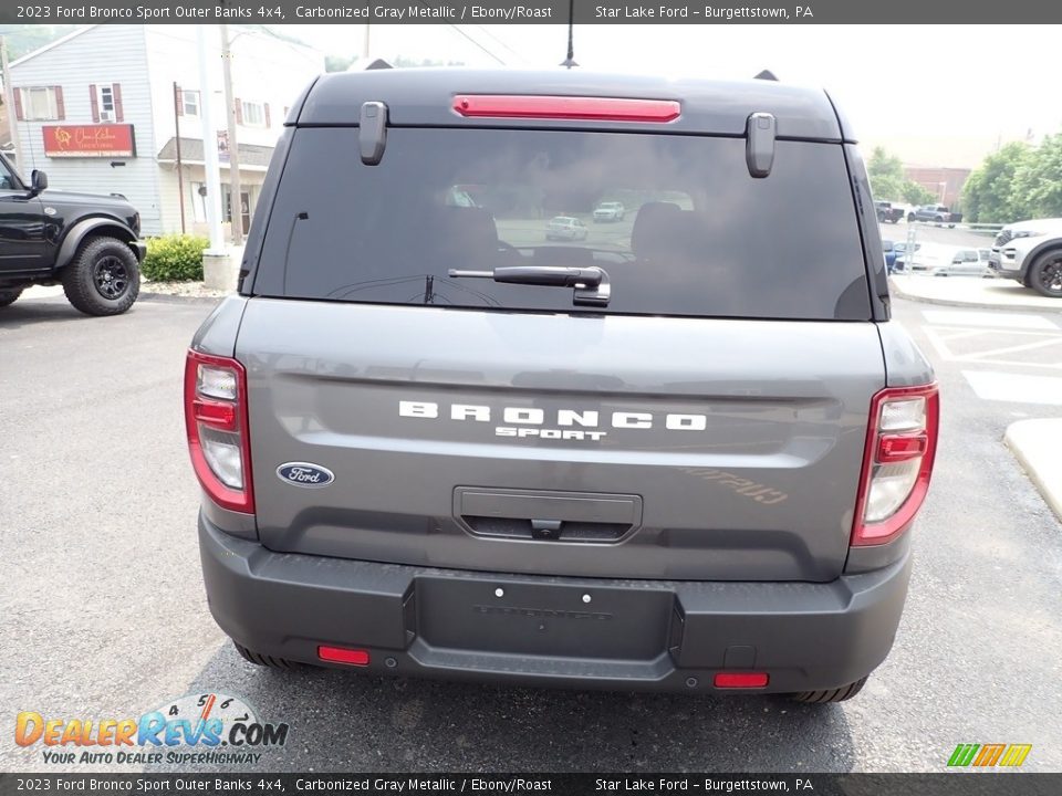 2023 Ford Bronco Sport Outer Banks 4x4 Carbonized Gray Metallic / Ebony/Roast Photo #4