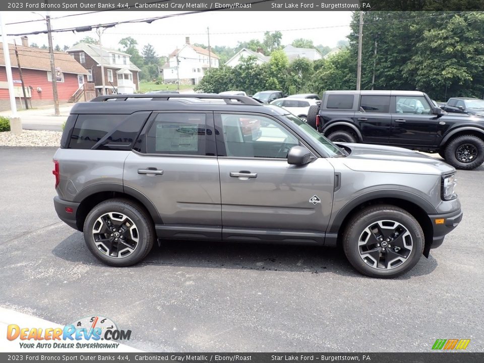 Carbonized Gray Metallic 2023 Ford Bronco Sport Outer Banks 4x4 Photo #6