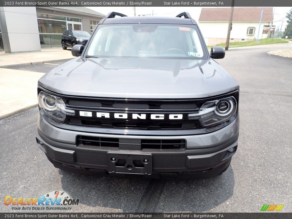 2023 Ford Bronco Sport Outer Banks 4x4 Carbonized Gray Metallic / Ebony/Roast Photo #8