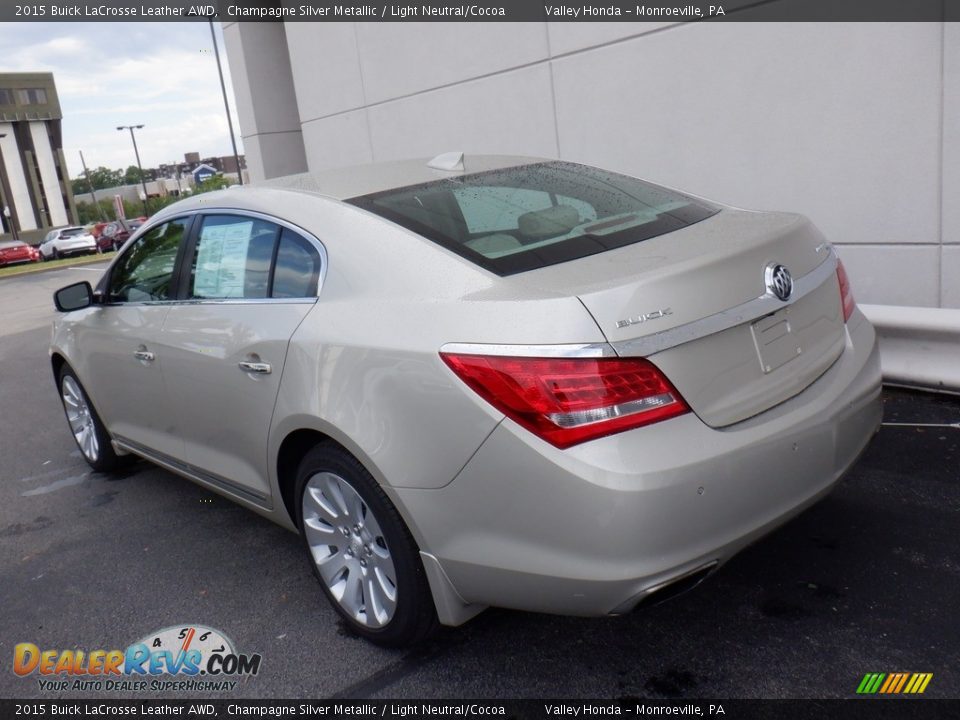 Champagne Silver Metallic 2015 Buick LaCrosse Leather AWD Photo #7