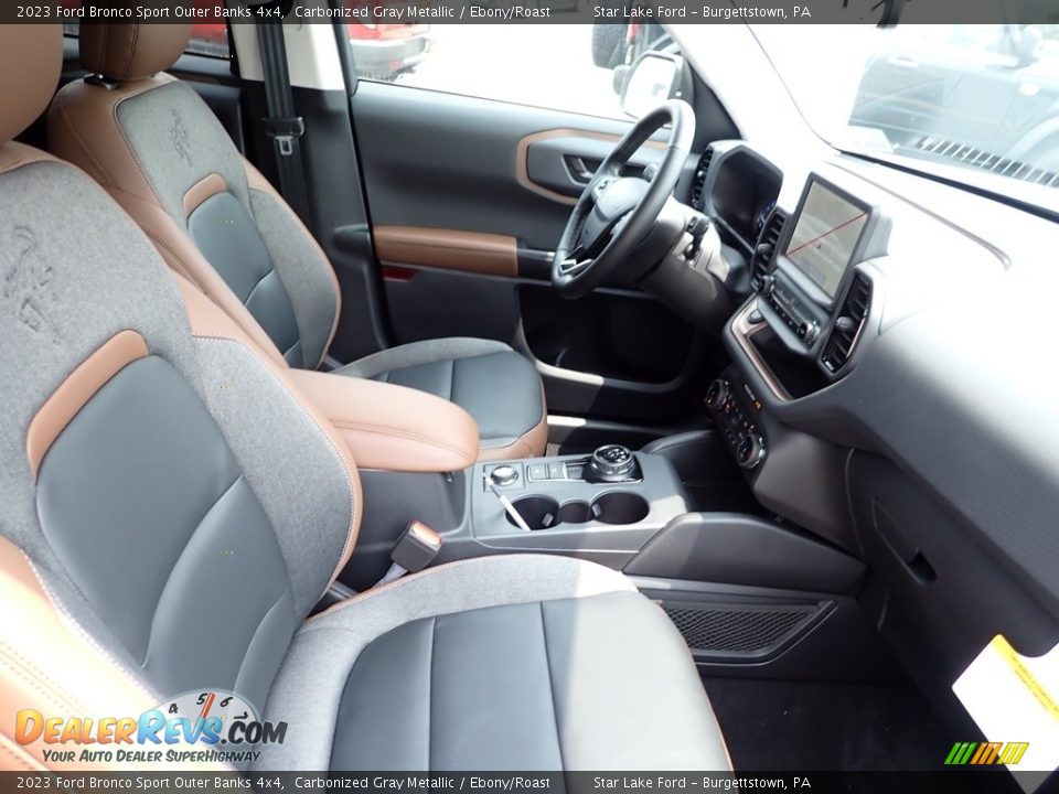 Front Seat of 2023 Ford Bronco Sport Outer Banks 4x4 Photo #9