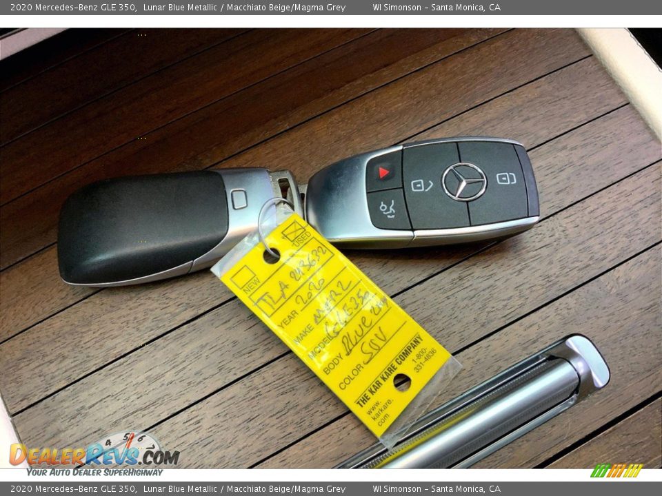 2020 Mercedes-Benz GLE 350 Lunar Blue Metallic / Macchiato Beige/Magma Grey Photo #11