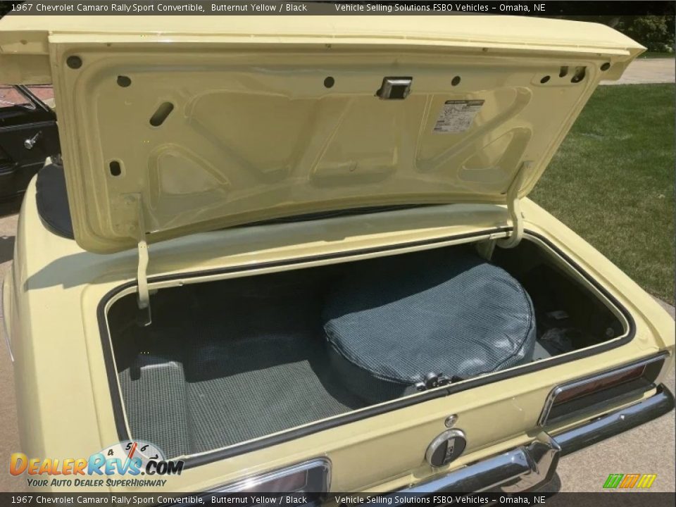 1967 Chevrolet Camaro Rally Sport Convertible Trunk Photo #7