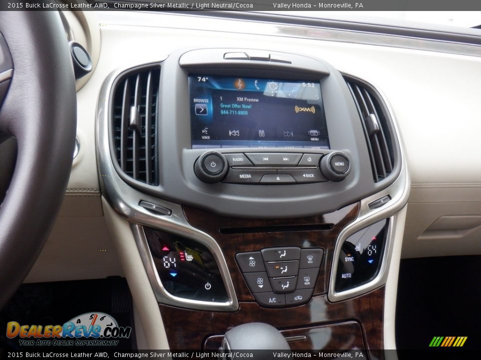 Controls of 2015 Buick LaCrosse Leather AWD Photo #16