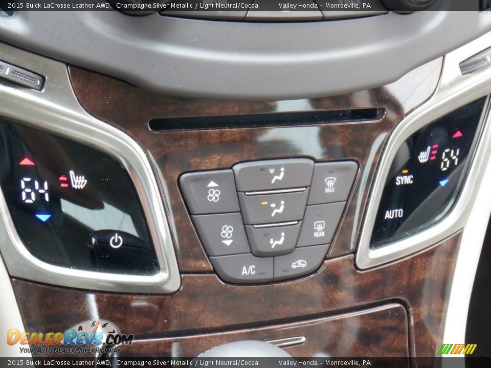 Controls of 2015 Buick LaCrosse Leather AWD Photo #17