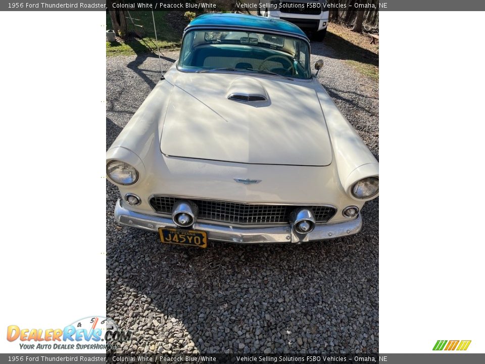 Colonial White 1956 Ford Thunderbird Roadster Photo #1