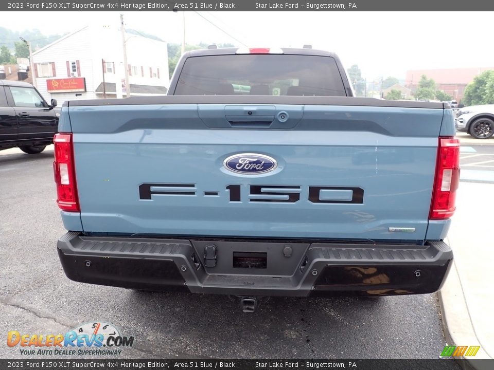 Area 51 Blue 2023 Ford F150 XLT SuperCrew 4x4 Heritage Edition Photo #4