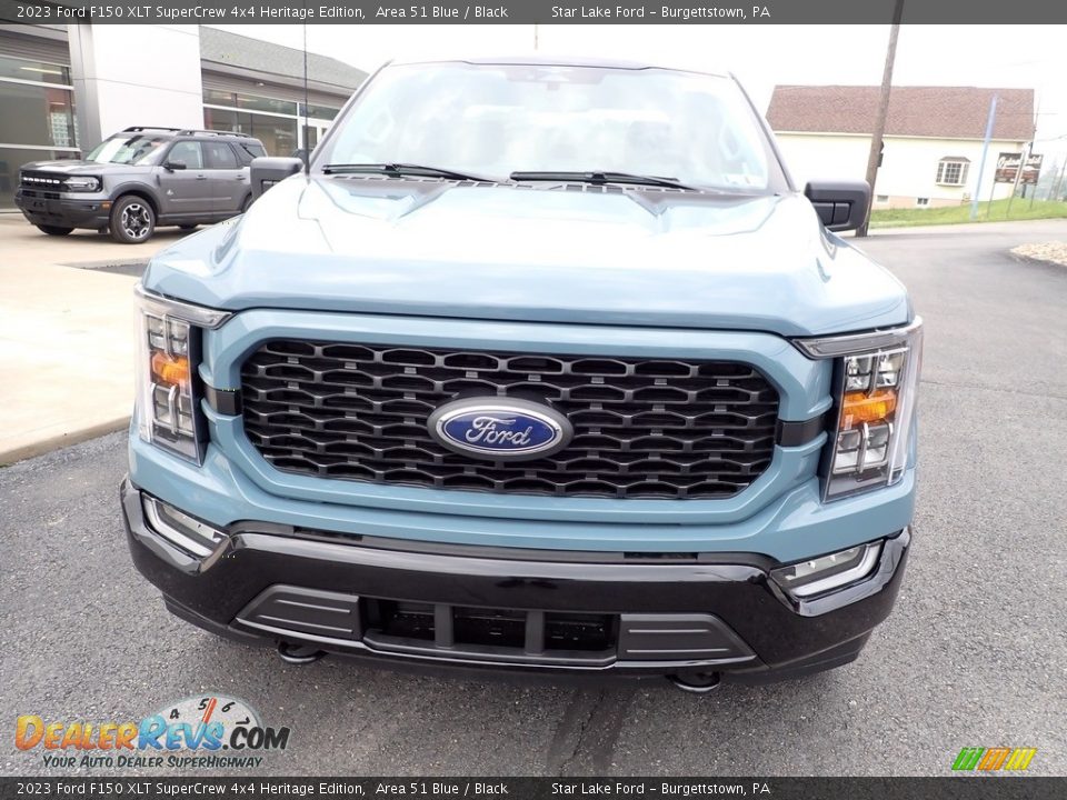 Area 51 Blue 2023 Ford F150 XLT SuperCrew 4x4 Heritage Edition Photo #8