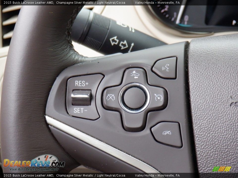 2015 Buick LaCrosse Leather AWD Steering Wheel Photo #26