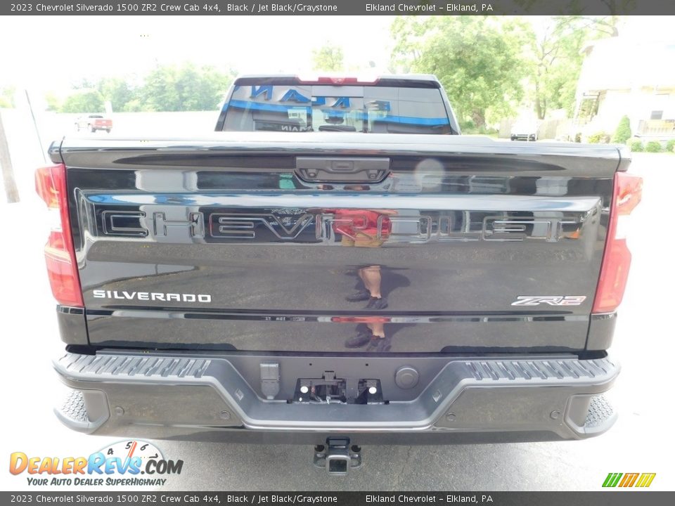 2023 Chevrolet Silverado 1500 ZR2 Crew Cab 4x4 Black / Jet Black/Graystone Photo #11