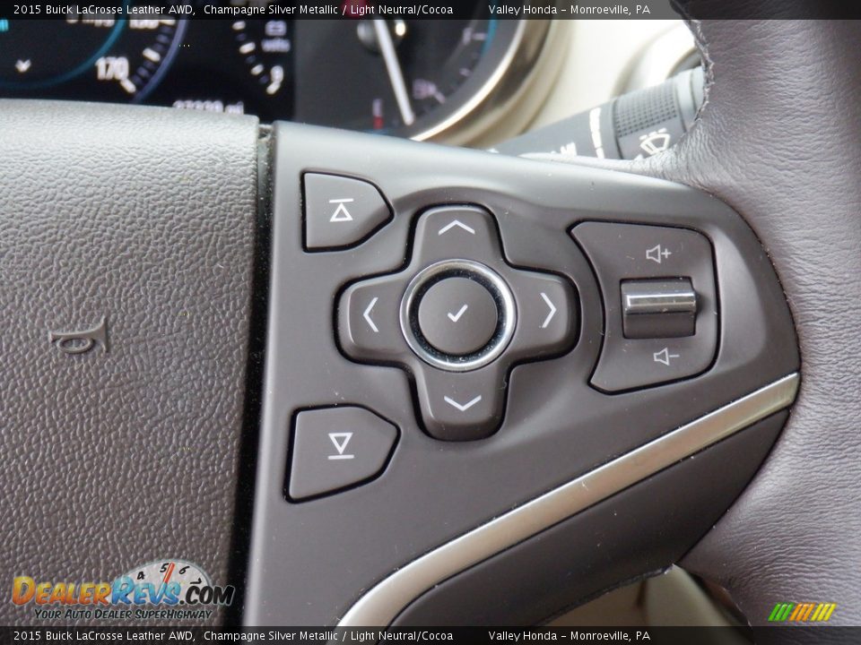 2015 Buick LaCrosse Leather AWD Steering Wheel Photo #27