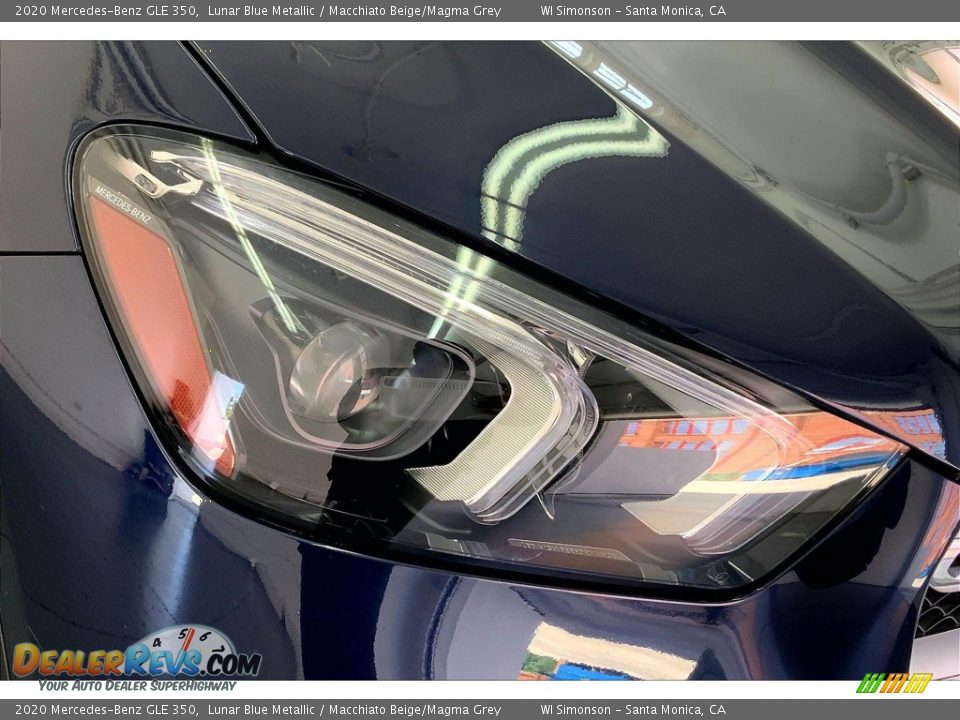 2020 Mercedes-Benz GLE 350 Lunar Blue Metallic / Macchiato Beige/Magma Grey Photo #28