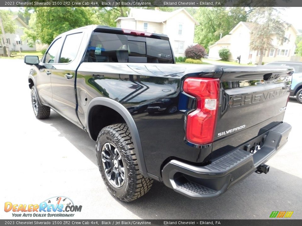 2023 Chevrolet Silverado 1500 ZR2 Crew Cab 4x4 Black / Jet Black/Graystone Photo #12