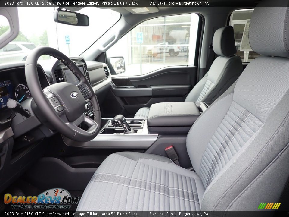 Black Interior - 2023 Ford F150 XLT SuperCrew 4x4 Heritage Edition Photo #14