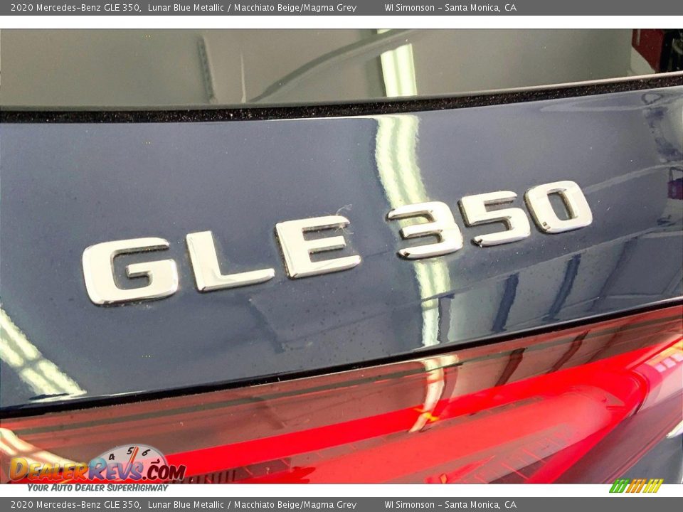 2020 Mercedes-Benz GLE 350 Lunar Blue Metallic / Macchiato Beige/Magma Grey Photo #31