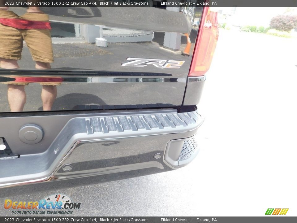 2023 Chevrolet Silverado 1500 ZR2 Crew Cab 4x4 Black / Jet Black/Graystone Photo #17