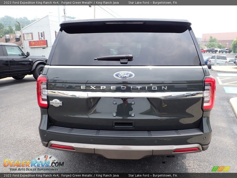 2023 Ford Expedition King Ranch 4x4 Forged Green Metallic / King Ranch Java Photo #4