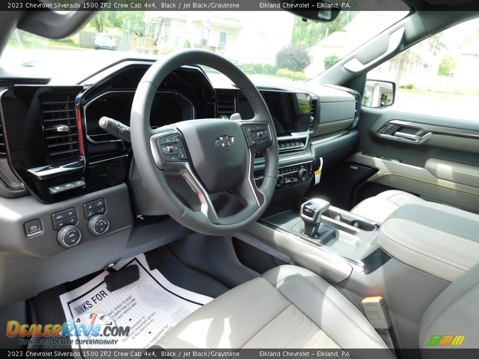 Front Seat of 2023 Chevrolet Silverado 1500 ZR2 Crew Cab 4x4 Photo #23
