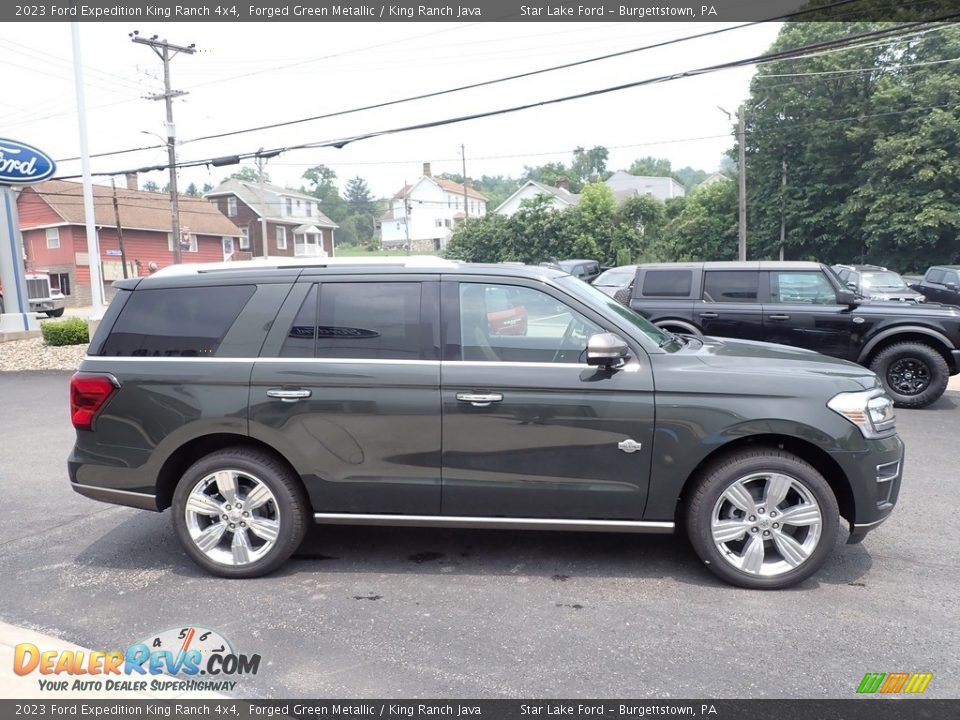 2023 Ford Expedition King Ranch 4x4 Forged Green Metallic / King Ranch Java Photo #6